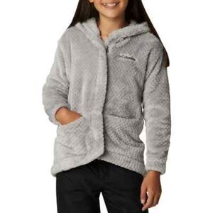Columbia Kids' Plush Gray Hooded Jacket